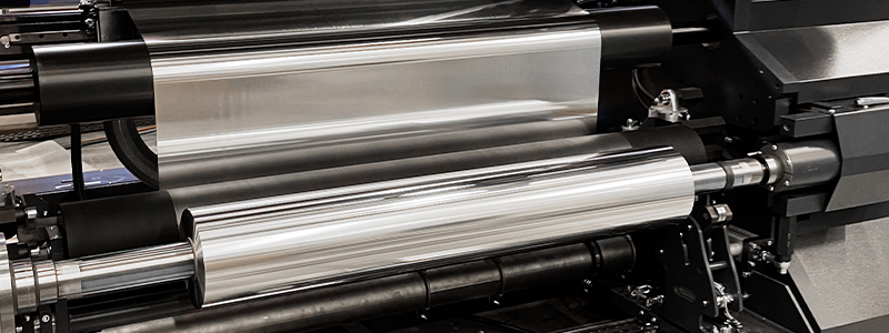 Battery cathode foil production.